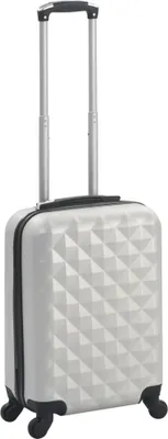 Image de Valise rigide Argenté brillant ABS