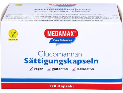 Immagine prodotto di MEGAMAX Figure & Balance Capsule di glucomannano per la sazietà, 120 capsule
