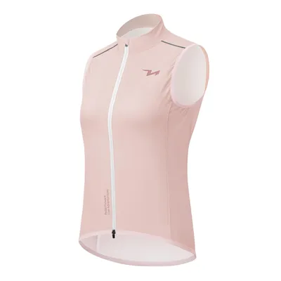Immagine prodotto di ROCKBROS TVI DVamen Gilet da ciclismo Leggero e traspirante da donna Giacca senza maniche antivento Rosa S