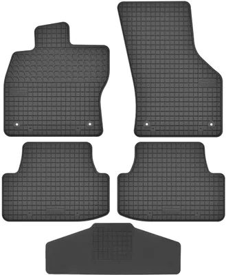 Image de Motohobby 150804 : Tapis de sol + housse 200000/1 - Volkswagen Golf VII (2012-2020). ARRIÈRE. AVANT. Installé