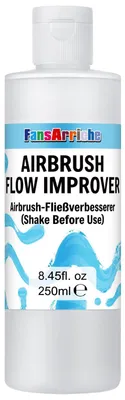 Imagen del producto de Mejorador de flujo para aerógrafos, 250 ml, mejora el flujo de la pintura, ideal para pinturas acrílicas