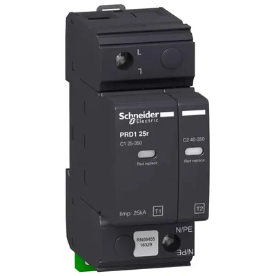 Produktbild von Schneider Electric PRD1 25r, 230 V, 1P, Anthrazit, Grau, CE, -25 - 60 °C, -40 - 80 °C