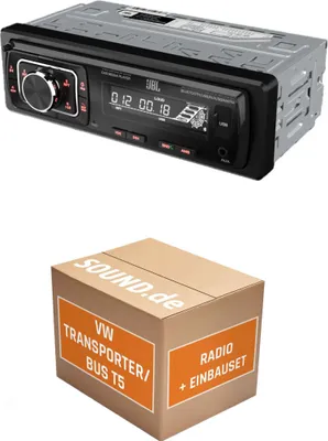 Produktbild von Autoradio Einbaupaket JBL Celebrity 150 passend für VW T5  | Bluetooth USB