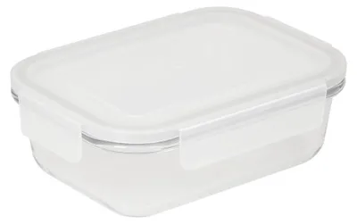 Produktbild von Transparente Borosilikatglasbox luftdicht temperaturbeständig extrem stabil für Speisen Kühlschrank Spülmaschine Mikrowelle Ofen geeignet