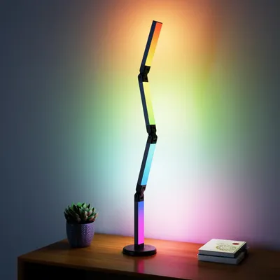 Zdjęcie produktu dla Lampa biurkowa RGB, LED, z możliwością regulacji jasności, 82 cm