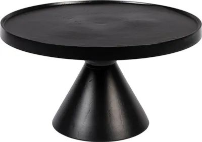 Produktbild von Zuiver Floss Couchtisch Rund 60 cm Schwarz