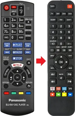 Produktbild von Fernbedienung passend für PANASONIC DMPUB700EGK