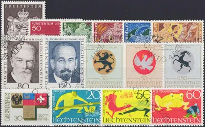 Produktbild von Liechtenstein 1969 gestempelt Nr. 506-520