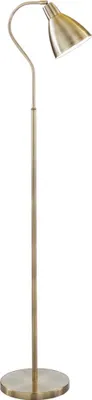 Zdjęcie produktu dla Lampa podłogowa, antyczny mosiądz, wys. 145 cm, regulowana