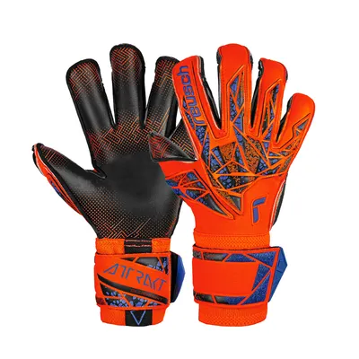 Produktbild von Reusch Torwarthandschuh Attrakt Gold X Evolution GluePrint mit Evolution Cut 2211 orng/blue/blck 9