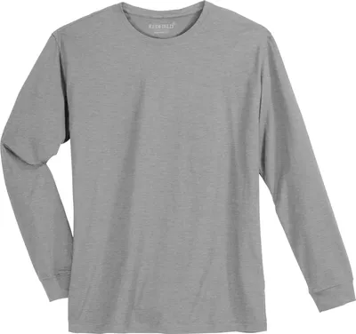 Produktbild von Redfield Langarmshirt grau melange Übergröße