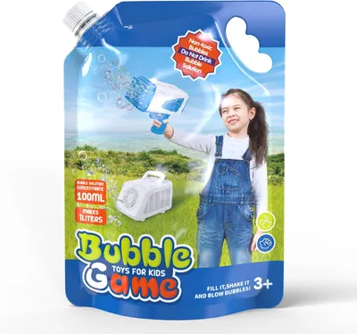 Immagine prodotto di Liquido concentrato per bolle di sapone, flacone di ricarica, 500 ml, per macchina per bolle di sapone