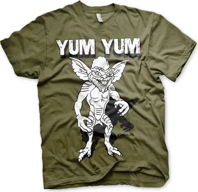 Produktbild von Gremlins Yum Yum T-Shirt - Small - Olive
