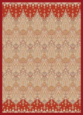 Zdjęcie produktu dla Bassetti PLAID ISOLABELLA ROSSO 100% Baumwolle Lizens/Zertifikat:OEKO-TEX 155X220 Paisleymuster *9330127 HW 2024 Neuheiten