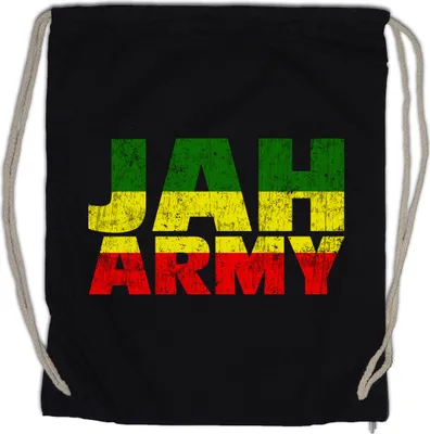 Produktbild von Urban Backwoods Jah Army, Turnbeutel, Farbe: Schwarz