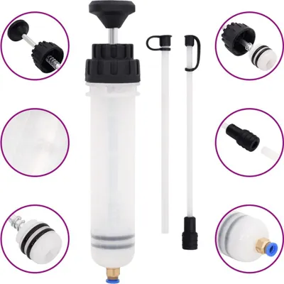 Produktbild von vidaXL Bremsenentlüfter Weiß und Schwarz 0,2 L