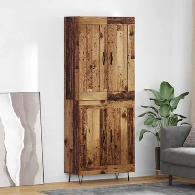 Produktbild von vidaXL Highboard Altholz 69,5 x 34 x 180 cm Holzwerkstoff
