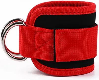 Obrázek produktu pro Popruh na nohu se suchým zipem, vysoce kvalitní manžeta na nohu pro trénink stehen a hýždí, fitness a stahování kabelů