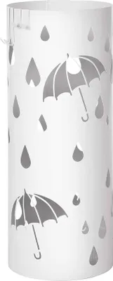 Produktbild von Famanu Regenschirmständer mit Ablage – Weiß