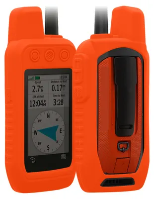 Produktbild von kwmobile Hülle für Garmin Alpha 300 / Alpha 200 Schutzhülle - Hülle für GPS Handgerät - Case in Orange