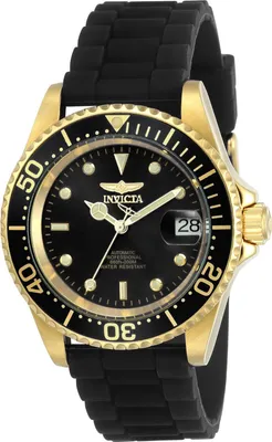 Zdjęcie produktu dla Invicta Pro Diver 23681 Zegarek Męski - Mechanizm Automatyczny - Stal Nierdzewna z Czarną Tarcza - 40 mm
