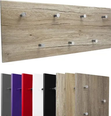 Produktbild von Garderobe San Remo Wandgarderobe Wandpaneel Flurgarderobe Garderobenleiste