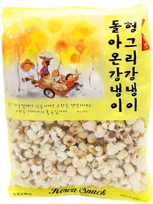 Produktbild von Mammos Korean Puffed Corn Cookies Mais Snack 170g