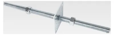 Produktbild von Säulenschuh mit Gewindestange M24 für Pfostenträger 110 mm