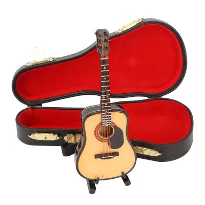 Obrázok produktu pre Miniatúrny model gitary, model gitary, replika gitary, replika mini gitary, miniatúrna gitara, model hudobného nástroja