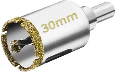 Produktbild von 30 mm Diamant-Lochsäge mit Zentrierführungsbohrer Fliesenlochsäge