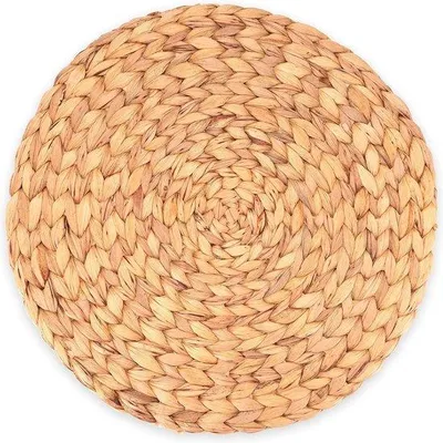 Produktbild von Runde gewobene Placemats aus Naturmaterial 35 cm