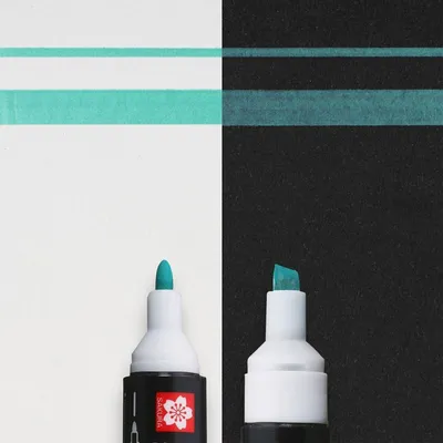 Produktbild von SAKURA Permanent-Marker Permapaque 2 Spitzen grün