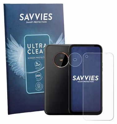Produktbild von 18x Für Gigaset GX6 (Display+Kamera) Schutzfolie Savvies Displayschutz Display Schutz Folie Klar Transparent