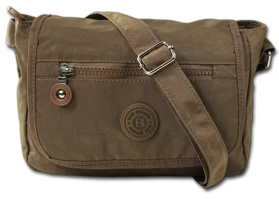 Produktbild von Bag Street Nylon Umhängetasche braun Damen Tasche D3OTJ201N