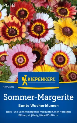 Produktbild von Kiepenkerl Sommer-Margeritensamen Bunte Wucherblumen Ismelia carinata 100 Pflanzen