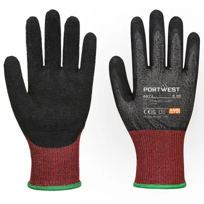 Image de Portwest A671 CS AHR13 Gant de protection en latex contre les coupures Noir Taille S