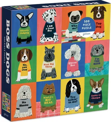 Produktbild von Boss Dogs 500 Piece Family Puzzle