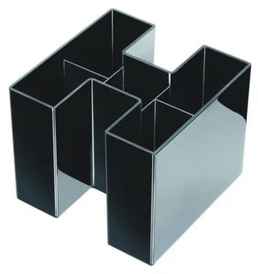Image de Carquois de bureau Bravo noir Paquet de 6 pièces