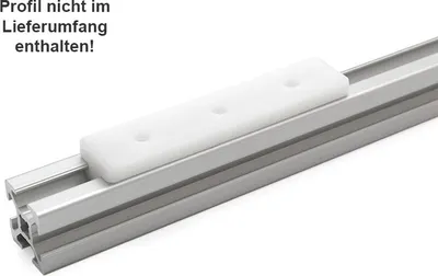 Produktbild von Gleiter glatt B-Typ Nut 6