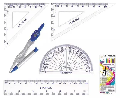 Immagine prodotto di Set di geometria per la scuola con compasso