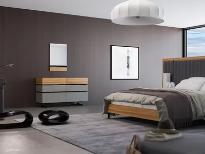 Produktbild von Modern Möbel Schlafzimmer Luxus Kommode Kommode mit Spiegel Design