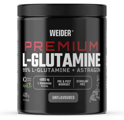 Produktbild von Weider Premium L-Glutamine + AstraGin (400g) Unflavoured - Aminosäuren - Glutamin