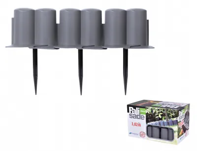 Obrázek produktu pro Palisáda-obruba plastová 3x0,1m 8ks