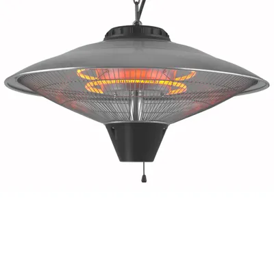 Produktbild von Eurom Partytent heater 2100, Karbonfaser, IP24, Drinnen, Zimmerdecke, Schwarz, Metall