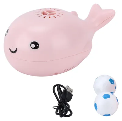 Produktbild von Wal-Badespielzeug, niedliches USB-Lade-tragbares Wal-Spielzeug, schwimmender Ball für Kinder, Geschenk, Rosa