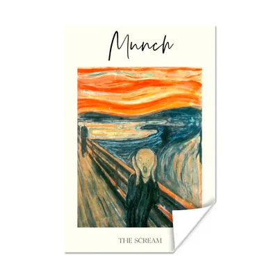 Produktbild von MuchoWow® Poster Gemälde - Der Schrei - Munch 120x180 cm - Kunstposter