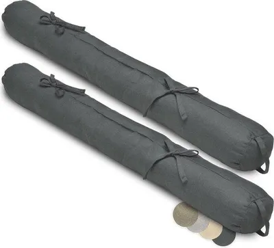 Obrázek produktu pro Těsnění proti průvanu, antracitová barva, těsnicí páska 100 cm, tlumení hluku