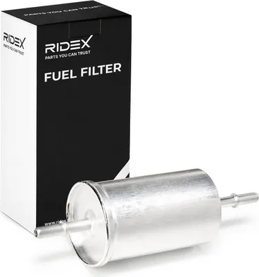 Produktbild von Kraftstofffilter RIDEX 9F0104 für FORD FOCUS III Turnier Leitungsfilter
