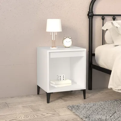 Obrázok produktu pre vidaXL Nočný stolík biely 40x35x50 cm