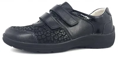 Produktbild von Waldläufer Hesna Klettschuh Schwarz in Gr. 36.5